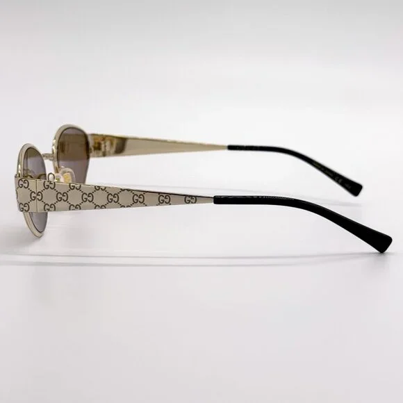 NEW GUCCI SUNGLASSES GOLD WOMEN CAT EYE EYEWEAR GUCCI GG1853S 003 - Picture 8 of 14